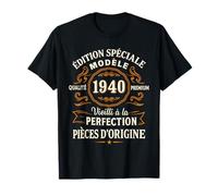 Cadeau Anniversaire 86 Ans Édition Spéciale 1940 Vintage T-Shirt