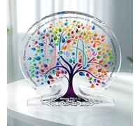 Cadeau Anniversaire Femme Original, Plaque Acrylique Arbre de Vie Inspirante,Cadeaux inspirants, Idée Cadeau Meilleure Amie, Maman, Soeur, Amie,Déco Spirituelle Chrétienne pour Femmes (15x13x1cm)