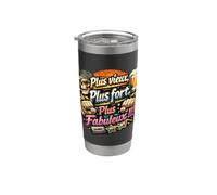 Cadeau Anniversaire Homme Original Drole Vieux Fort Fabuleux Gobelet isotherme en acier inoxydable double paroi