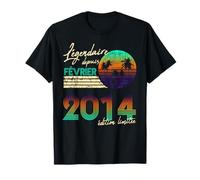Cadeau Anniversaire Nées En Légendaire Depuis Février 2014 T-Shirt
