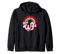 Cadeau Arc-en-Ciel « Best Wife Ever Anniversary » pour épouses Sweat à Capuche