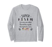 Cadeau atsem maternelle, cadeau atsem d'école fin d'année Manche Longue