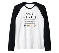 Cadeau atsem maternelle, cadeau atsem d'école fin d'année Manche Raglan