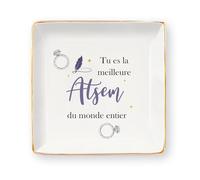 Cadeau Atsem Maternelle Cadeau Maitresse D'école Fin D'année PersonnaliséMerci Cadeaux Maitre D'école Professeur Directrice Départ Retraite Crémaillère Noel Remerciements Plateau à bijoux Femme