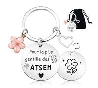 Cadeau Atsem Merci Cadeau Maitresse D'école Fin D'année, Porte adeaux Atsem Maternelle Retraite D'Adieu Partir Anniversaire Cadeaux Merci