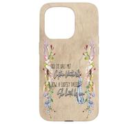 Cadeau avec Citation « She Heard His Voice » de Jane Austen Coque pour iPhone 15 Pro