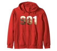 Cadeau avec Inscription « I am 901 » Memphis Tennessee City Bridge Sweat à Capuche