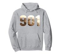 Cadeau avec Inscription « I am 901 » Memphis Tennessee City Bridge Sweat à Capuche