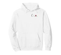 Cadeau avec Monogramme cœur Initiale C Sweat à Capuche