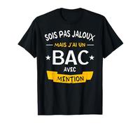 Cadeau BAC 2025 Bachelière Retro Sois Pas Jaloux Bachelier T-Shirt