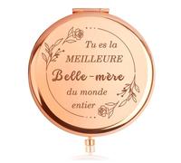 Cadeau Belle Mere, Cadeau pour Belle Mere, Cadeau Belle Maman, Miroirs de Poche pour Belle Mere, Idee Cadeau Belle Mere, Cadeau Belle-Mere, Cadeau Belle Mere Noel, Cadeau Anniversaire Belle Mere