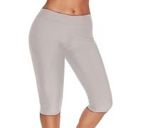 Cadeau Bouteille avec Lumière Grand-père Pantalon de Yoga Sport pour Minceur Course à Pied Fitness Leggings Yoga Pyjama de Noël, gris, M