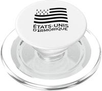 Cadeau Bretagne Etats-Unis d'Armorique Humour Breton PopSockets PopGrip pour MagSafe