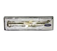 Cadeau certificat de naissance en argent plaqué