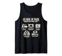 Cadeau Chasse Sanglier Humour Chasseur Gibier Temps Libre Débardeur