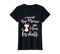 Cadeau Chat Drôle Pour une Mamie qui aime les Chats Mignon T-Shirt