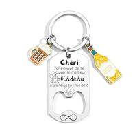 Cadeau Chéri,Cadeau Saint Valentin, j’ai essayé de trouver le cadeau parfait pour toi mais tu m’as déjà,Porte ouple,Cadeaux Amour pour Couple Original Saint Valentin Noël Anniversaire Mariage (1)