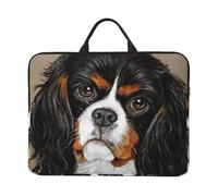 Cadeau Chien Cavalier King Charles Spaniel,Housse pour Ordinateur Portable 14 Pouces, Sacoche pour Ordinateur Portable, Mallette avec poignée