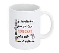 Cadeau Chien Mug 330 mL Cadeau Pour Chien Anniversaire Saint Valentin Paques Fête Des Pères Fêtes Des Mères Cadeaux Collegue De Travail Femme Homme Cadeaux Amitié Original Utile Noel Santa Secret