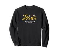 Cadeau chrétien Amusant « I Love Jesus But I Cuss A Little » Sweatshirt
