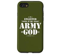 Cadeau chrétien pour soldat verset de la Bible Écritures de l'armée de Dieu Coque pour iPhone SE (2020) / 7 / 8