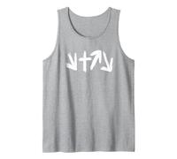 Cadeau chrétienté He Came Died Rose Will Come Again Débardeur, Homme, Gris Chiné, L