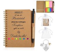 Cadeau collègue Cadeau de remerciement pour les collègues y compris cahier et porte-clés cadeau d'adieu collègue changement de travail Meilleur cadeau pour collègue cadeaux de remerciement collègues