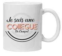 Cadeau Collègue De Travail | Je suis une Collègue de Compet | Mug Cadeau Collègue De Travail | Tasse travail - Départ Collègue