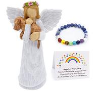 Cadeau commémoratif ange de l'amitié pour chien, cadeau de condoléances pour animal de compagnie, cadeau de perte de chien, cadeau pour chien décédé, figurines d'ange cadeau de souvenir pour chien