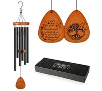 Cadeau commémoratif, carillon éolien de condoléances pour la perte d'un être cher, cadeaux de deuil pour ceux qui ont perdu papa, maman, frère, amis, paniers cadeaux de condoléances, décoration