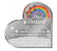 Cadeau commémoratif pour animal de compagnie, cadeau de condoléances pour la perte d'un chien et chat, plaque commémorative en acrylique pour animal de compagnie, cadeau de deuil pour chat perdu
