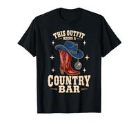 Cadeau Country Bar pour Filles Western Girls Line Dancing T-Shirt