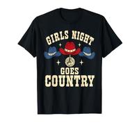 Cadeau Country Bar pour Filles Western Girls Line Dancing T-Shirt