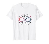 Cadeau Couple Amour …ternel Toi et Moi, C'est pour la Vie T-Shirt, Homme, Blanc, 3XL