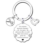 Cadeau Couple Porte-clés Couple Cadeaux pour Mari Ma Femme Cadeau de Saint Valentin,Cadeaux d'anniversaire,Porte clef Petit ami Petite amie (4)