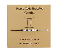 Cadeau Couple Saint Valentin Bracelet de mariage d'anniversaire de la Saint-Valentin Douze Couple alphanumérique pour petite Jour Mot passe Souvenir Party Bracelet Code Bracelets ( E, One Size)