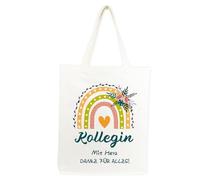 Cadeau d'adieu pour collègue, cadeau de collègue préféré, sac en coton, sac fourre-tout, sac en toile de jute personnalisé à peindre, meilleur cadeau pour collègue, départ, retraite, anniversaire