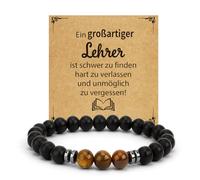 Cadeau d'adieu pour enseignant, bracelet de perles de 8 mm, cadeau d'adieu pour éducateur, cadeau d'anniversaire, cadeau d'adieu, enseignant, cadeau de remerciement, pour les élèves des enseignants