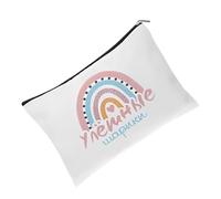 Cadeau d'adieu, Trousse de Maquillage, Cadeau pour maîtresse de Maternelle, Trousse de Toilette pour Enseignant, Trousse à Crayons, Cadeaux d'adieu, Cadeau de Remerciement pour Assistante Maternelle