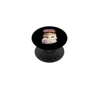 Cadeau d'amant de Chaton Princesse Chat PopSockets PopGrip Adhésif