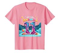 Cadeau d'anniversaire 11 Ans et déjà génial pour 11e année T-Shirt, Enfant, Rose, 6 Ans