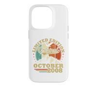 Cadeau d'anniversaire 18 Ans Vintage Octobre 2008 Garçons Coque pour iPhone 14 Pro