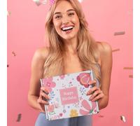 Cadeau D'anniversaire 25 Ans Pour Femme, Panier « Happy 25th Birthday » Pour Elle, Ensemble D'anniversaire Féminin De 25 Ans, Boîte Cadeau D'anniversaire Unique Pour S?ur, Meilleure Amie