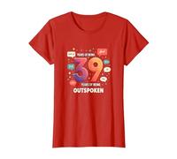 Cadeau d'anniversaire : 39 Ans de célébration Franc T-Shirt, Femme, Rouge, S