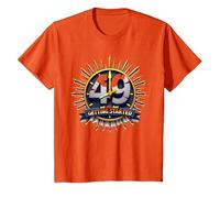 Cadeau d'anniversaire : 49 Ans et Juste Commencer - Citation Amusante d'âge T-Shirt, Enfant, Orange, 3 Ans