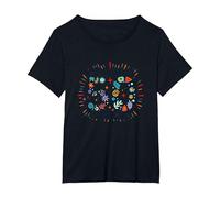 Cadeau d'anniversaire 50 Ans : « This is What 50 Looks Like » T-Shirt, Femme Grandes Tailles, Noir, 1X