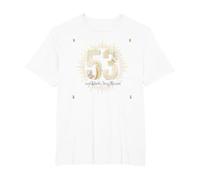 Cadeau d'anniversaire : 53 Ans et Vaut la Peine de célébrer Chaque Moment T-Shirt, Homme Grandes Tailles, Blanc, 4X Tall