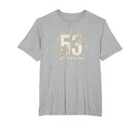Cadeau d'anniversaire : 53 Ans et Vaut la Peine de célébrer Chaque Moment T-Shirt, Homme Grandes Tailles, Gris Chiné, 4X Tall