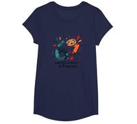 Cadeau d'anniversaire 67 Ans : Still a Work in Progress T-Shirt, Fille, Bleu Marine, XS