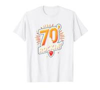 Cadeau d'anniversaire 70 Ans pour Homme - 70 & Still Rockin' T-Shirt, Homme, Blanc, L